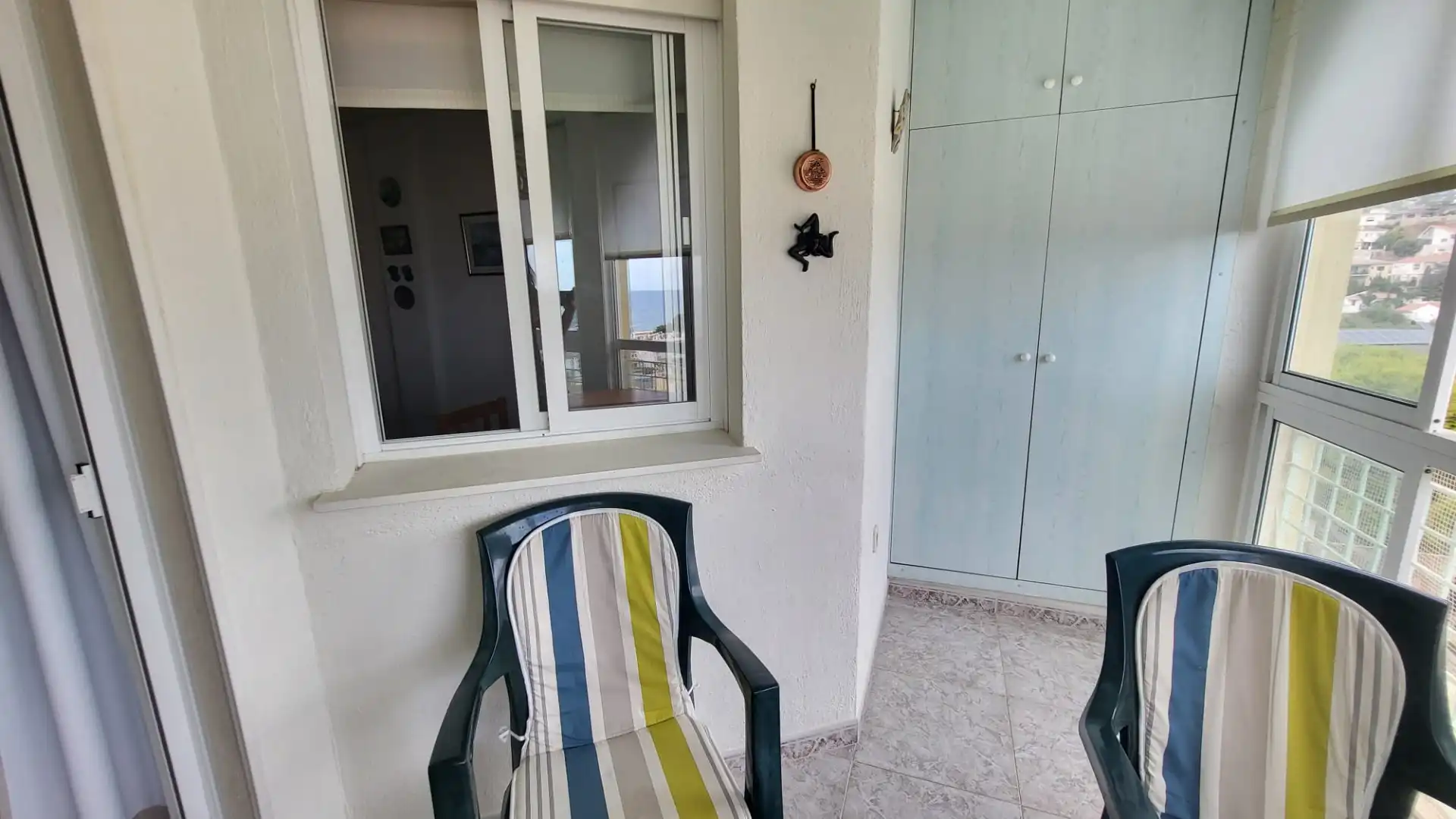 Balcony of Flat for sale in Rincón de la Victoria  with Terrace, Furnished and Washing machine