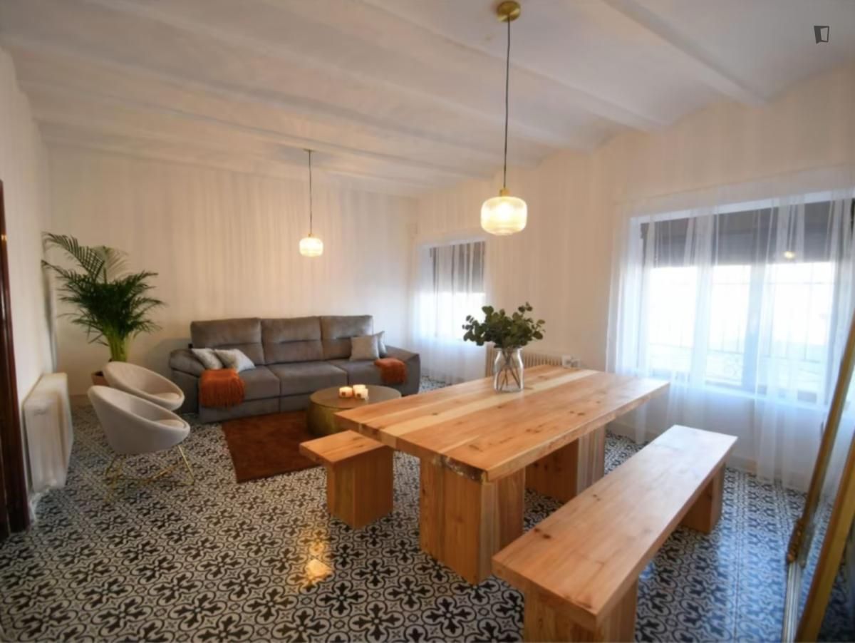 Sala d'estar de Casa o xalet de lloguer en Orgaz amb Aire condicionat, Calefacció i Moblat