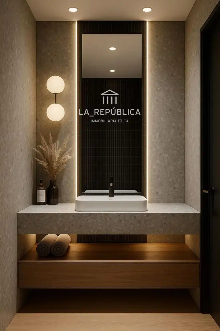 Baño de Casa o chalet en venta en Mataró con Aire acondicionado, Calefacción y Jardín privado