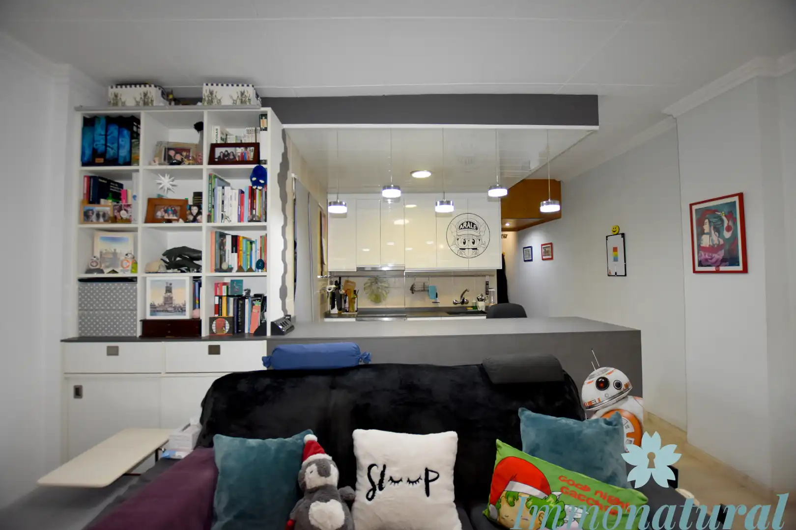 Sala de estar de Piso en venta en Barcelona con Aire acondicionado, Calefacción y Parquet