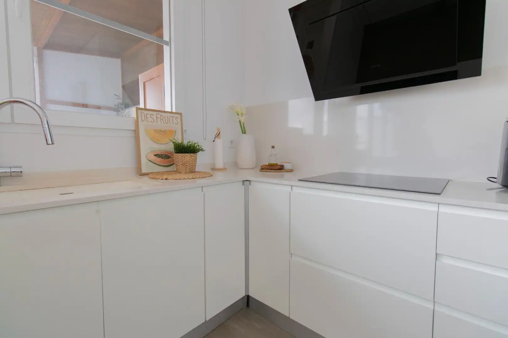 Kitchen of Attic for sale in Rafelbuñol / Rafelbunyol  with Air Conditioner, Terrace and Storage room