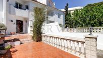 Exterior view of Single-family semi-detached for sale in Castelldefels  with Air Conditioner, Heating and Private garden