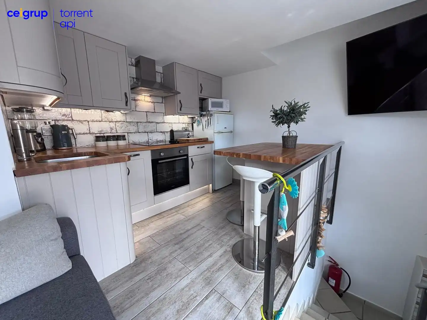 Kitchen of Attic for sale in L'Escala  with Air Conditioner and Terrace