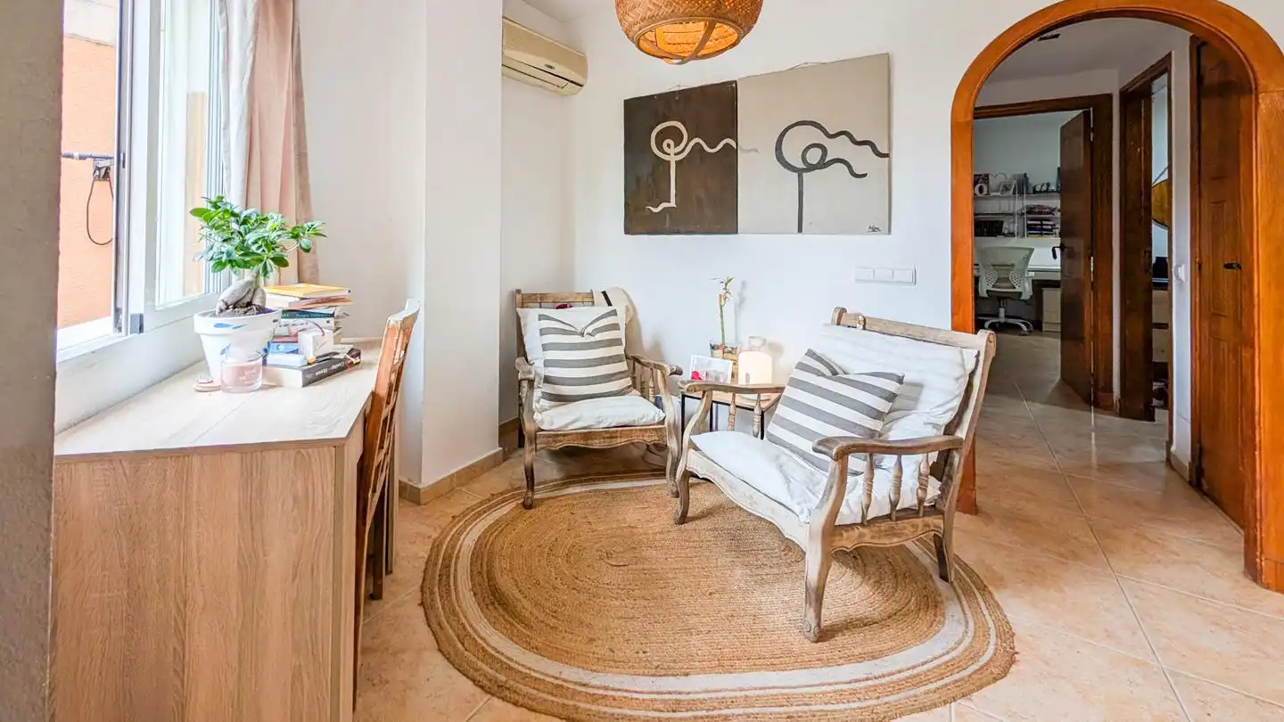 Living room of Detached homes for sale in Santa Pola  with Air Conditioner, Private garden and Terrace