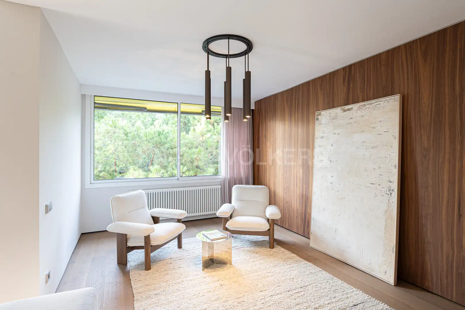 Sala de estar de Piso en venta en Barcelona con Aire acondicionado, Calefacción y Parquet