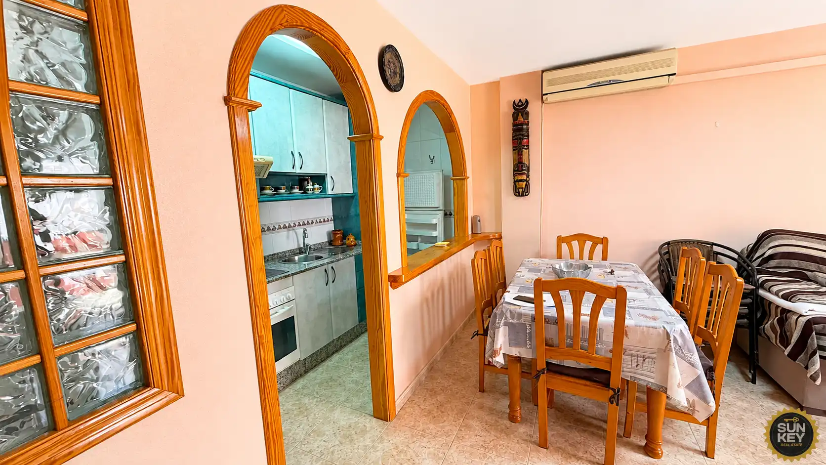 Küche von Wohnung zur Miete in Mazarrón mit Möbliert