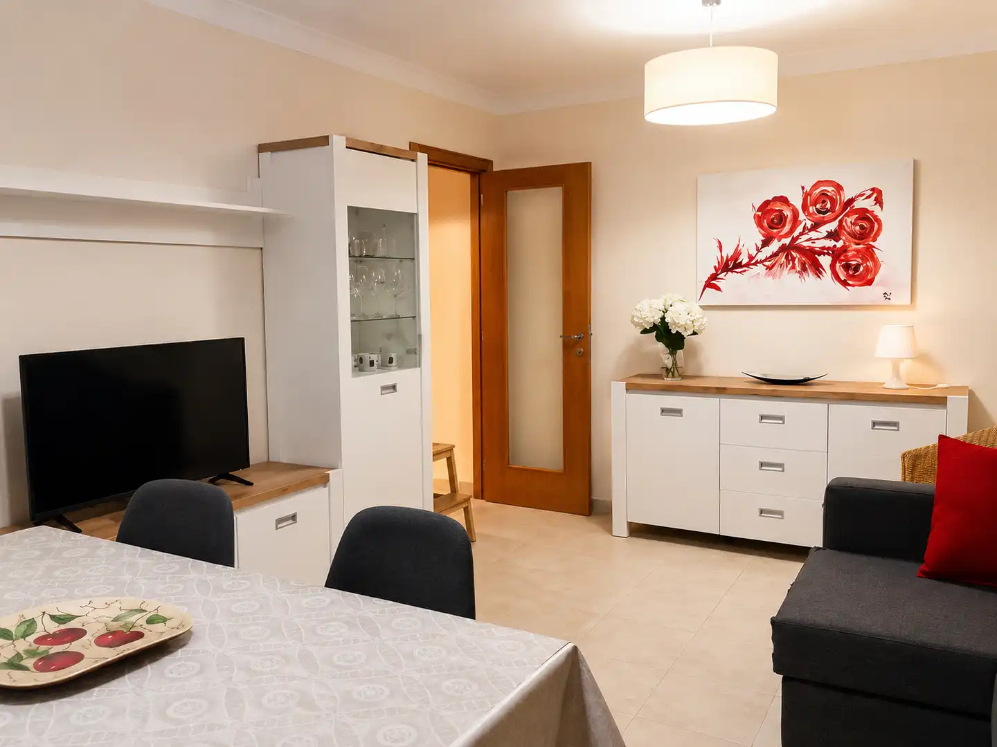 Esszimmer von Wohnung zur Miete in Noja mit Heizung, Terrasse und Möbliert