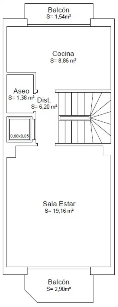 Terraza de Casa adosada en venta en Granollers con Aire acondicionado, Calefacción y Terraza