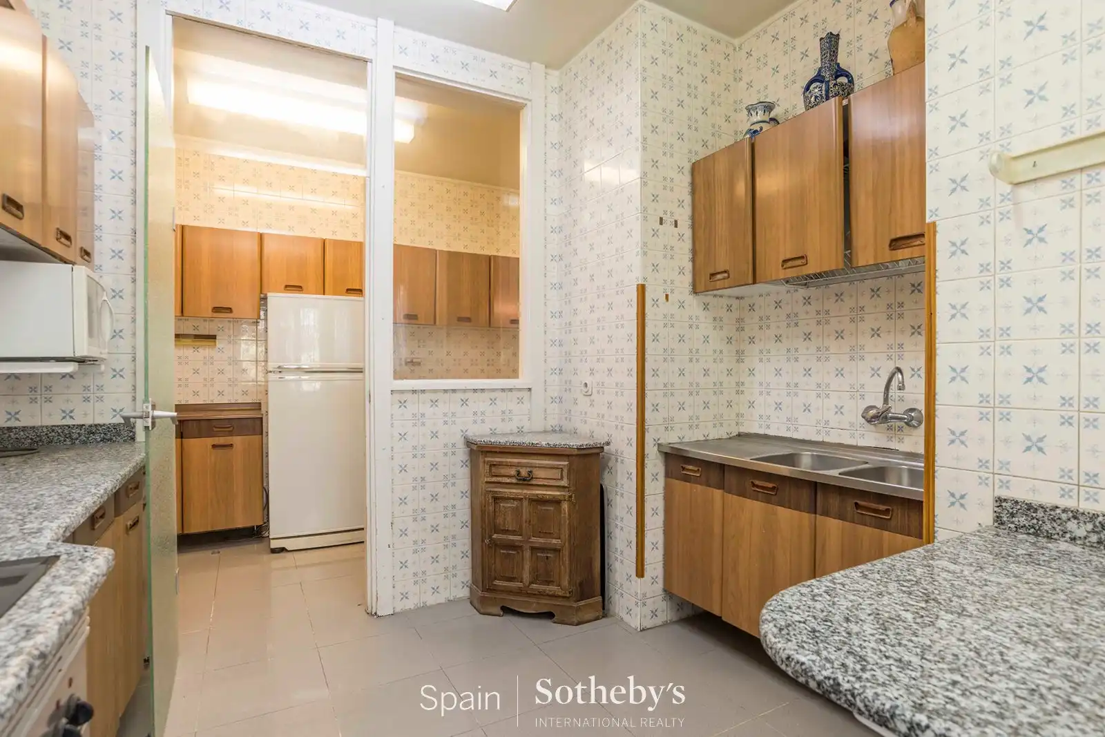 Cocina de Apartamento en venta en Madrid con Aire acondicionado, Calefacción y Jardín privado