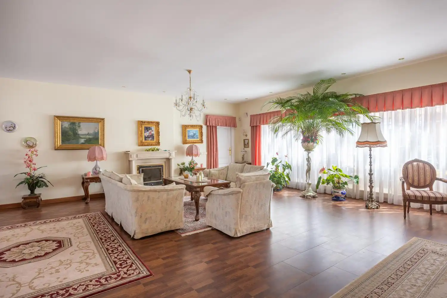 Sala de estar de Casa o chalet en venta en L'Alfàs del Pi con Aire acondicionado, Jardín privado y Terraza