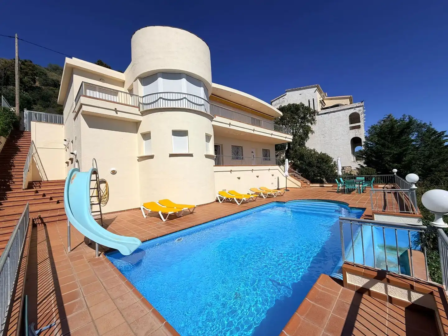 Swimming pool of Houses for sale in Roses  with Air Conditioner, Heating and Private garden