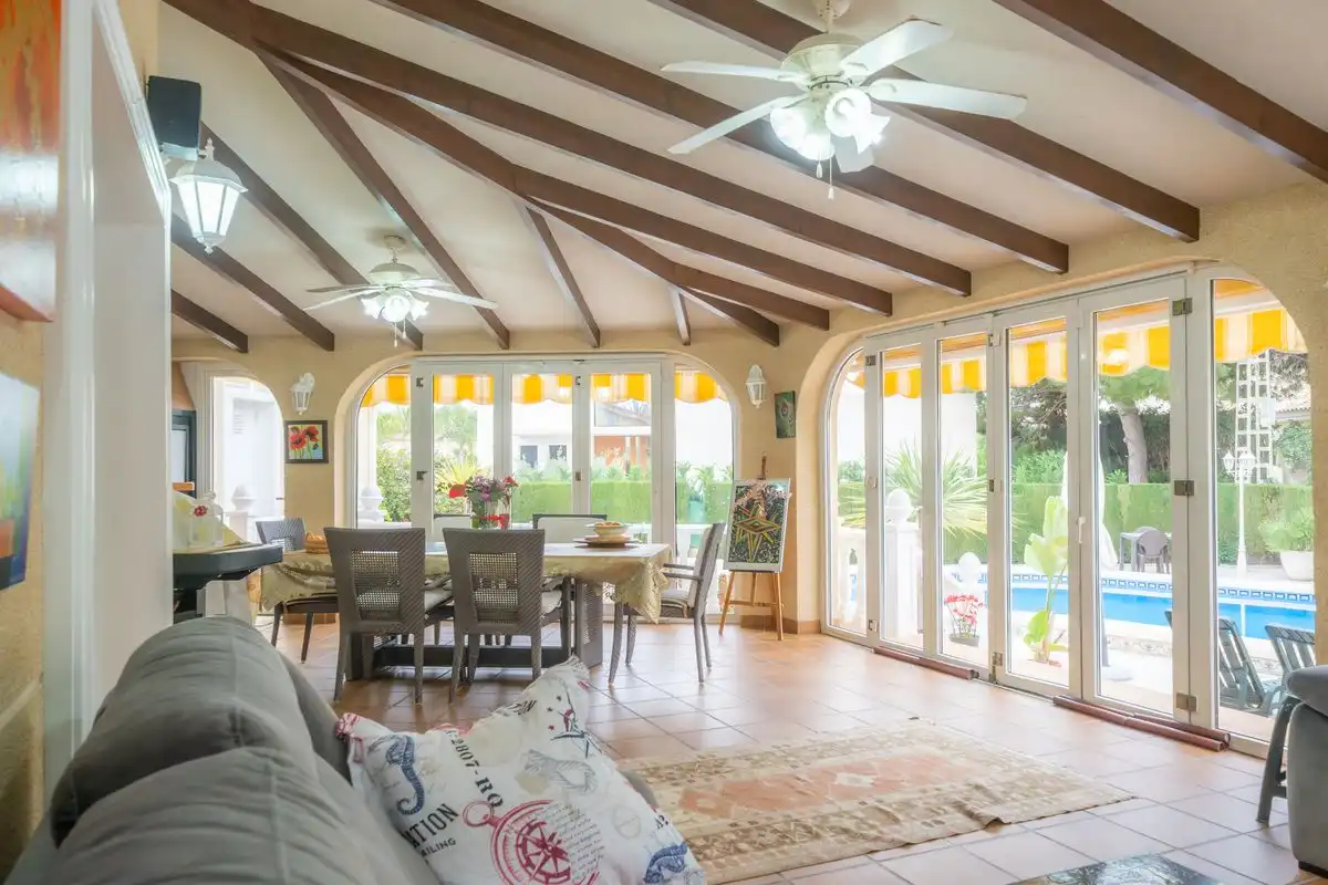 Dining room of Houses for sale in Orihuela  with Air Conditioner, Heating and Private garden