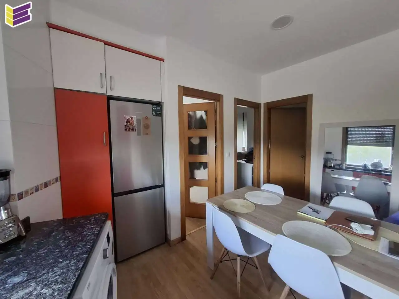 Cocina de Piso en venta en O Rosal   con Calefacción, Jardín privado y Terraza