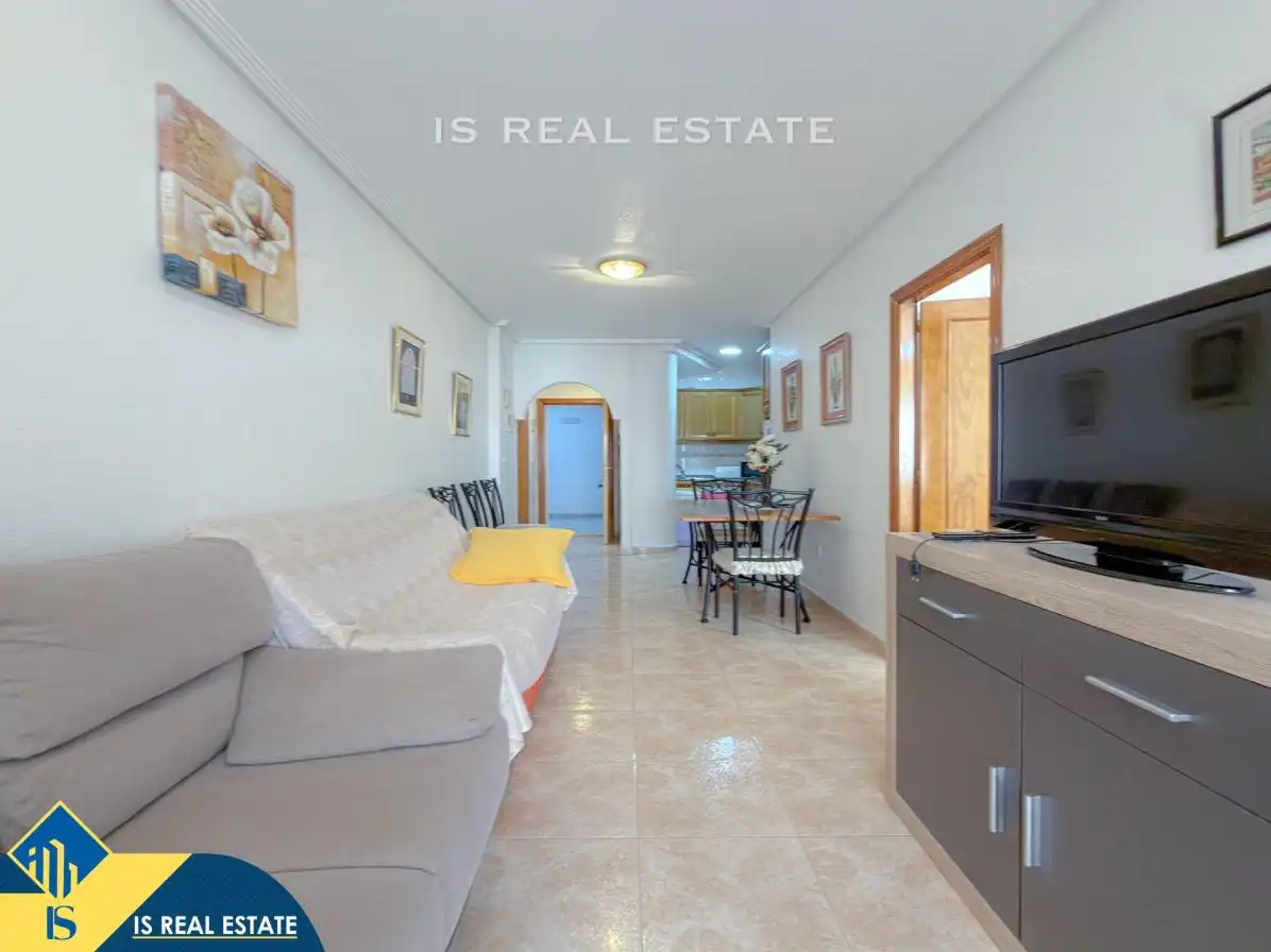 Sala de estar de Apartamento en venta en Torrevieja con Aire acondicionado, Calefacción y Terraza
