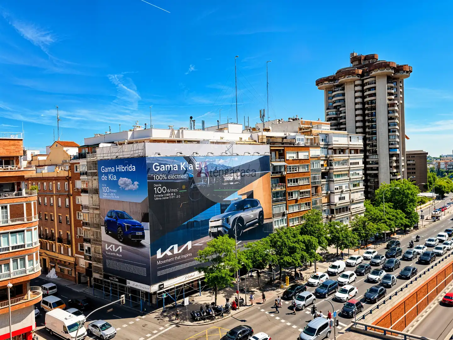 Exterior view of Flat for rent in Madrid  with Air Conditioner, Heating and Oven