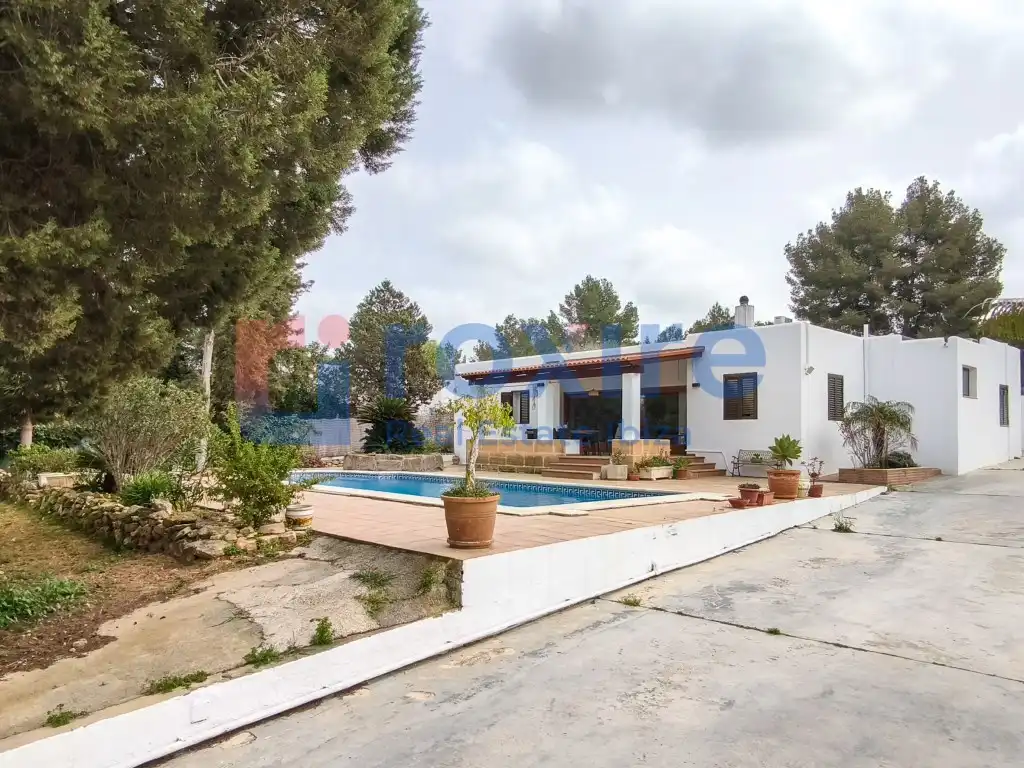Exterior view of Houses for rent in Sant Antoni de Portmany  with Air Conditioner, Private garden and Terrace