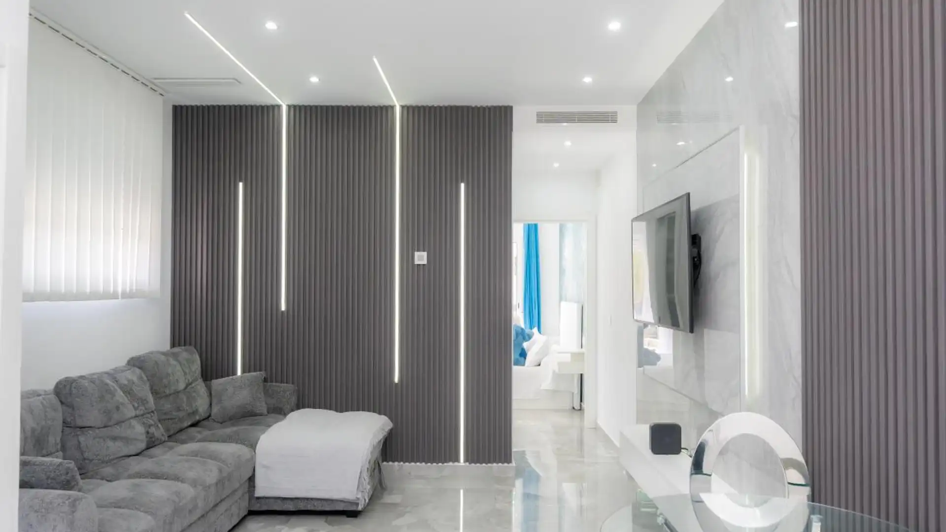 Wohnzimmer von Erdgeschoss zum Verkauf in Benidorm mit Heizung, Privatgarten und Terrasse