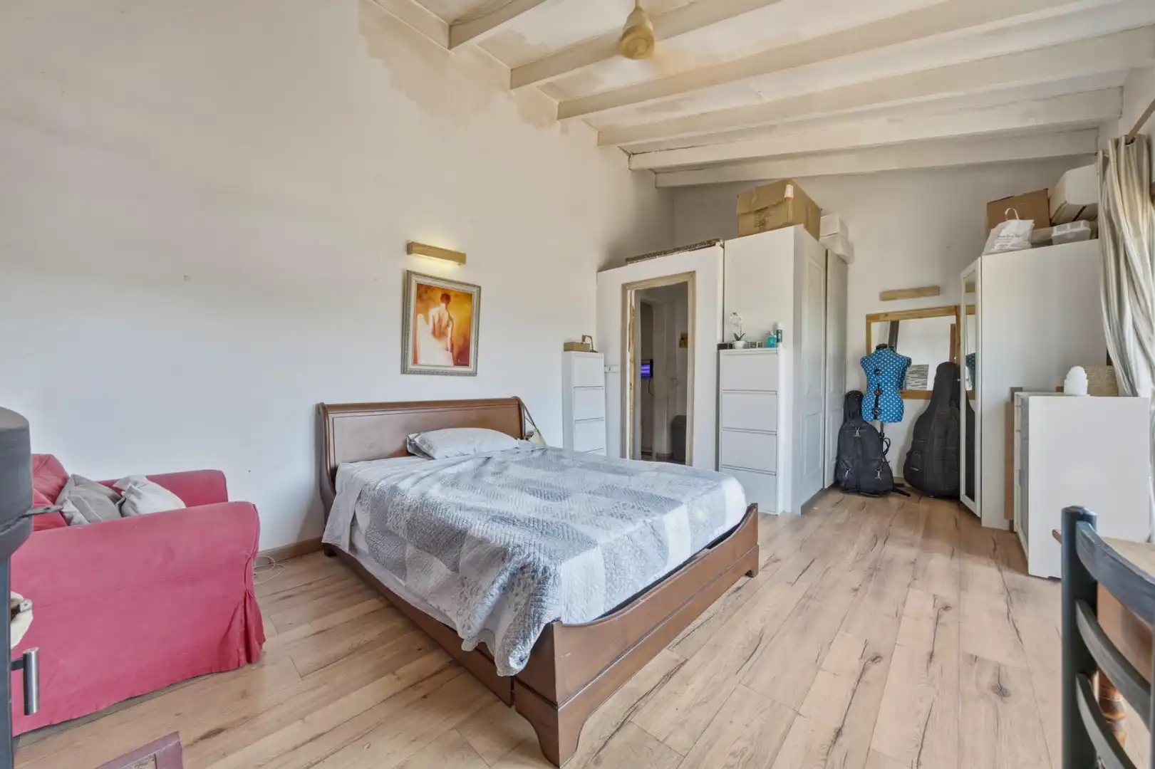 Habitación de Finca rústica en venta en Puigpunyent con Aire acondicionado, Calefacción y Jardín privado