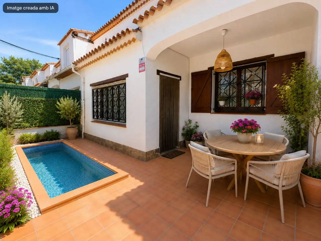 Terraced house with garden for sale in Calle Ventolà 21