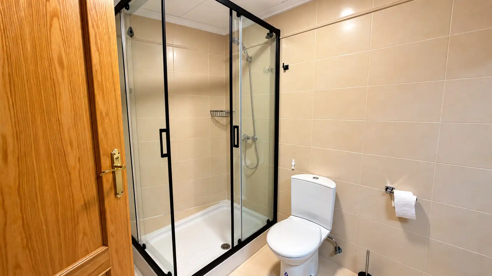 Bathroom of Flat for sale in Calpe / Calp  with Air Conditioner, Terrace and Storage room
