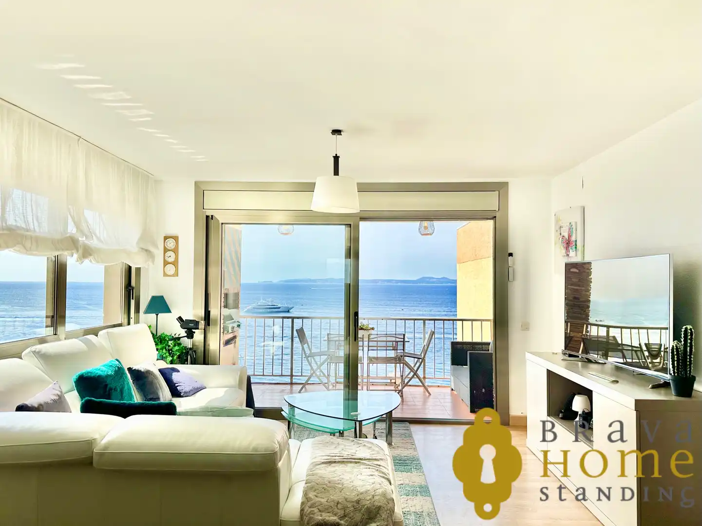 Sala de estar de Ático en venta en Roses con Aire acondicionado, Terraza y Trastero