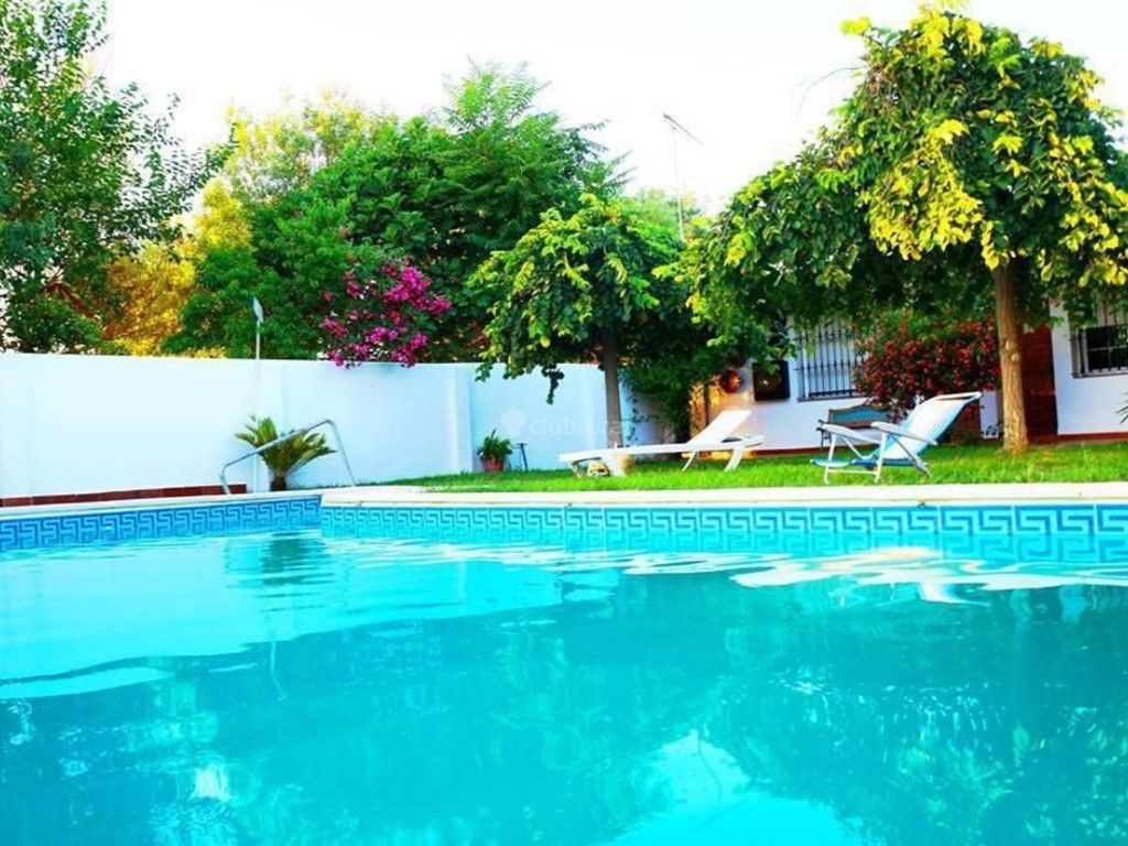 Swimming pool of House or chalet for sale in Montijo  with Private garden, Terrace and Swimming Pool