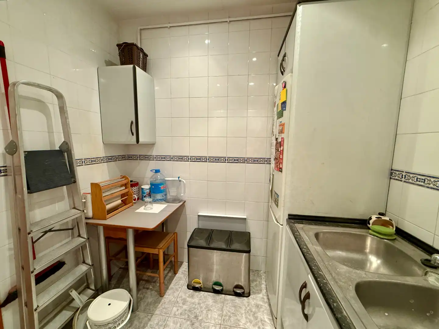 Kitchen of Flat for sale in Barcelona  with Heating, Parquet flooring and Furnished