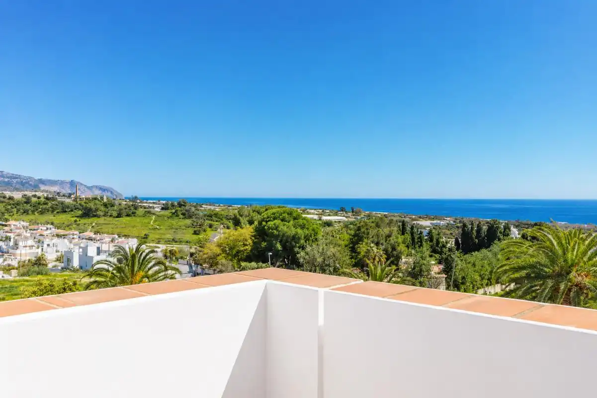 Terrace of Detached homes for sale in Nerja  with Air Conditioner, Heating and Private garden