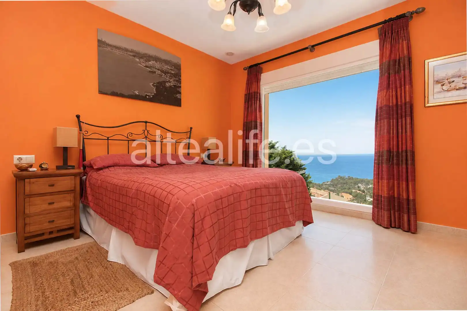 Bedroom of Houses for sale in Altea  with Air Conditioner, Heating and Private garden