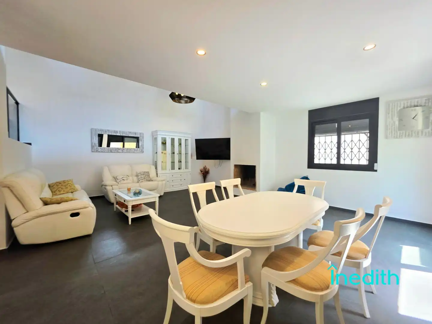 Dining room of Houses for sale in Calafell  with Air Conditioner, Heating and Terrace