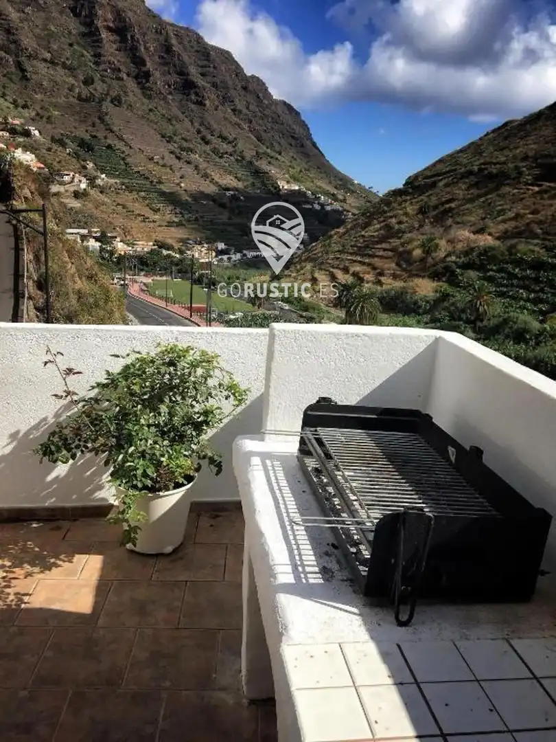 Terrace of Detached homes for sale in Hermigua  with Furnished