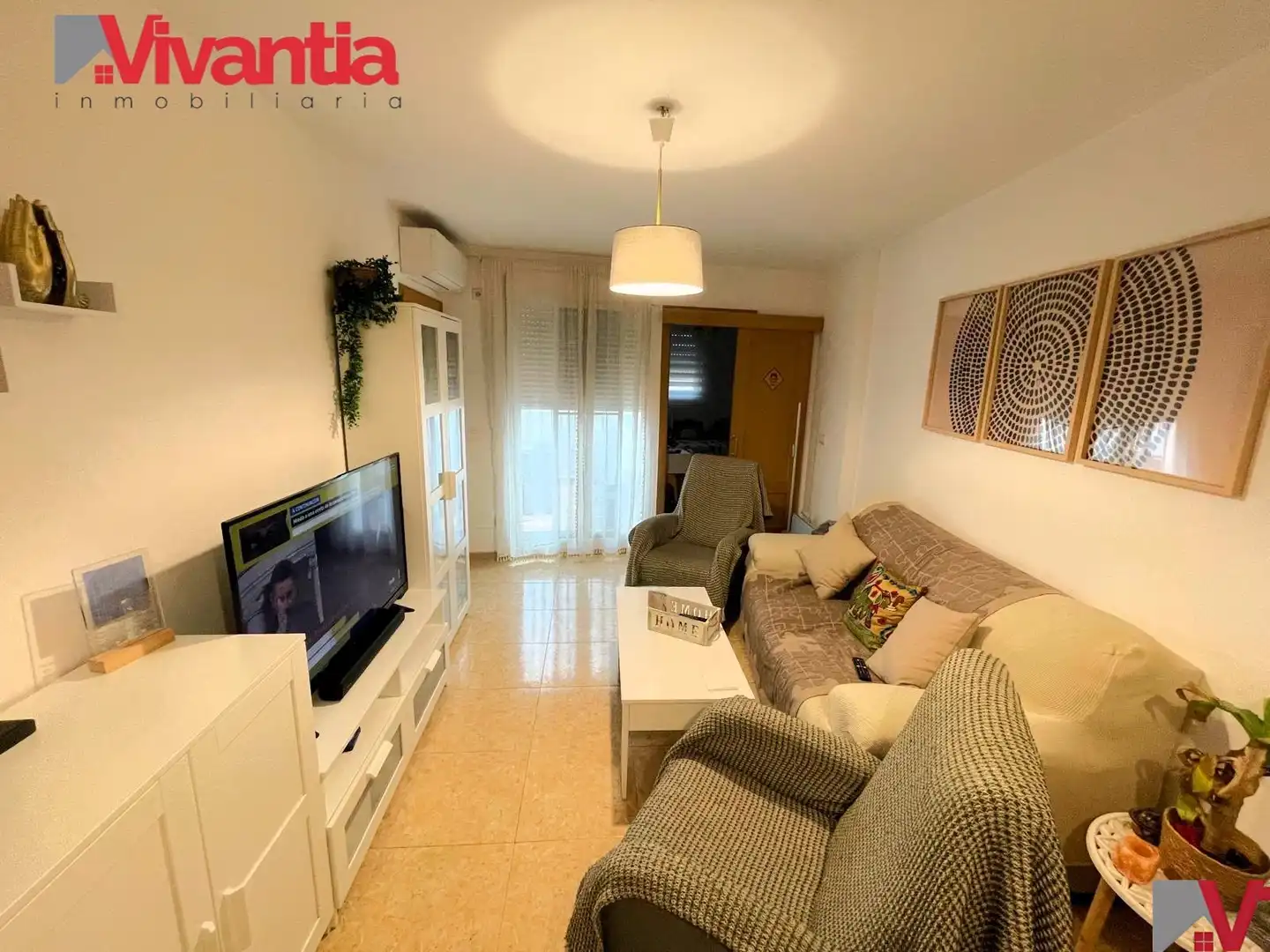 Wohnzimmer von Dachboden zum Verkauf in Lorca mit Klimaanlage, Terrasse und Abstellraum