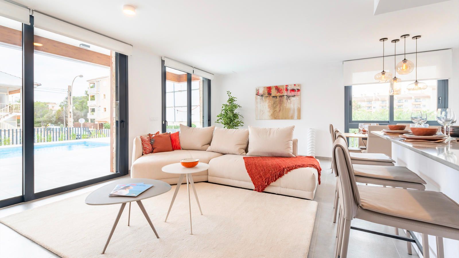 Living room of House or chalet for sale in Capdepera  with Air Conditioner, Heating and Private garden