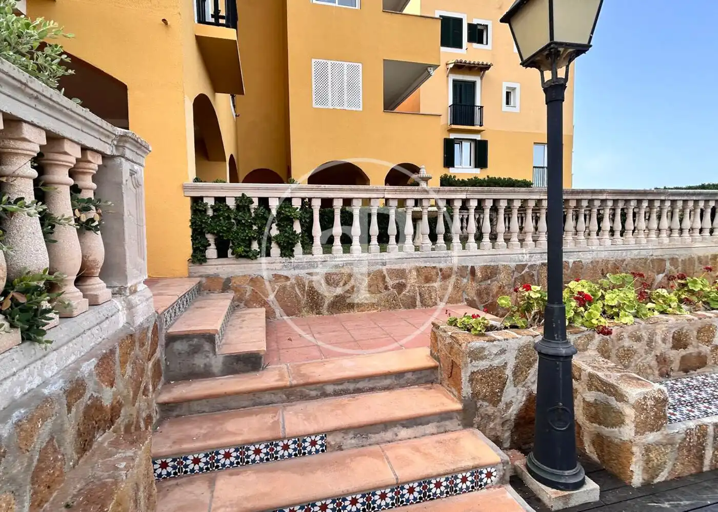 Terrasse von Dachboden zur Miete in Calvià mit Klimaanlage, Heizung und Privatgarten
