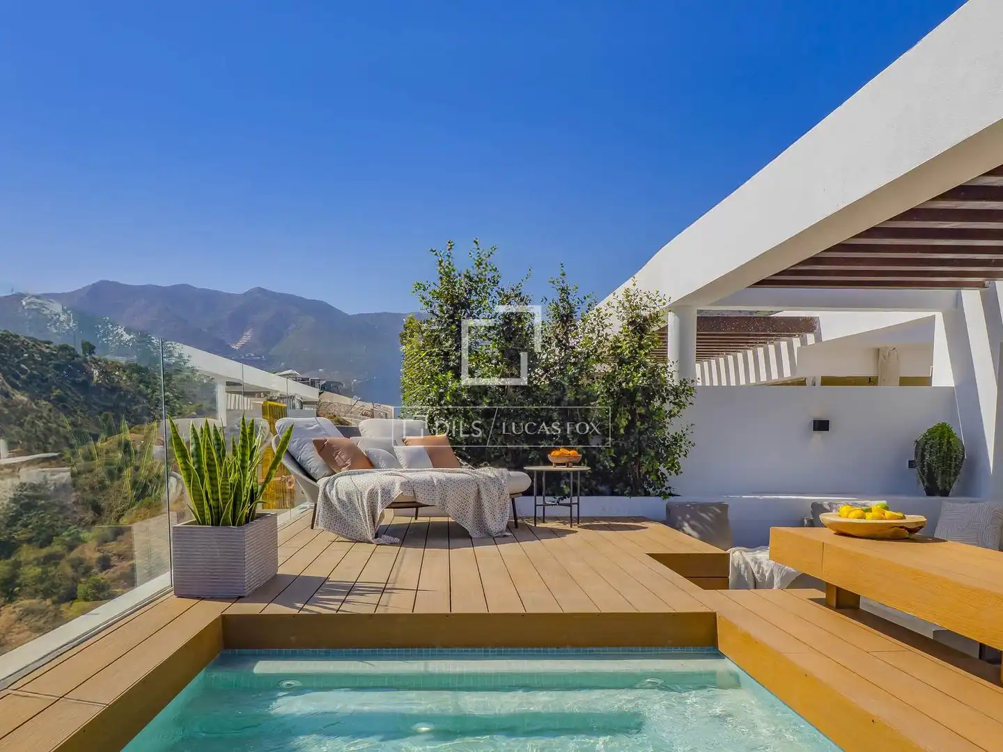 Terraza de Casa o chalet en venta en Benalmádena con Aire acondicionado, Calefacción y Jardín privado