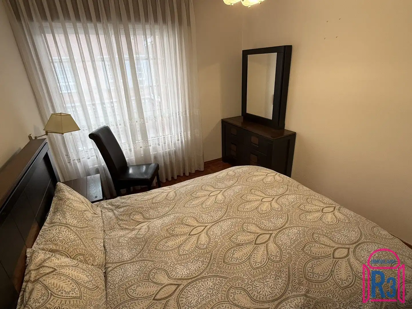 Schlafzimmer von Wohnung zur Miete in León Capital  mit Heizung, Terrasse und Möbliert