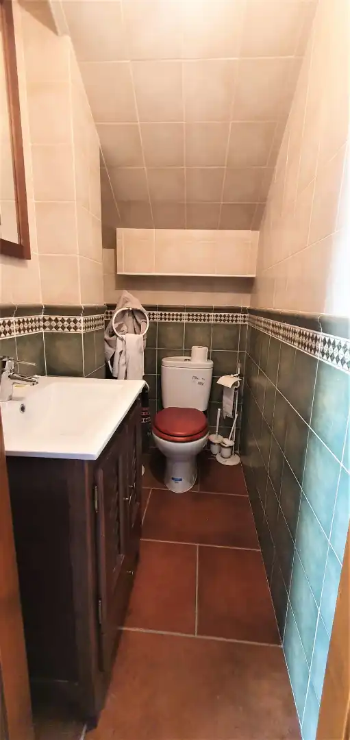 Baño de Casa adosada en venta en El Vellón con Calefacción, Jardín privado y Terraza