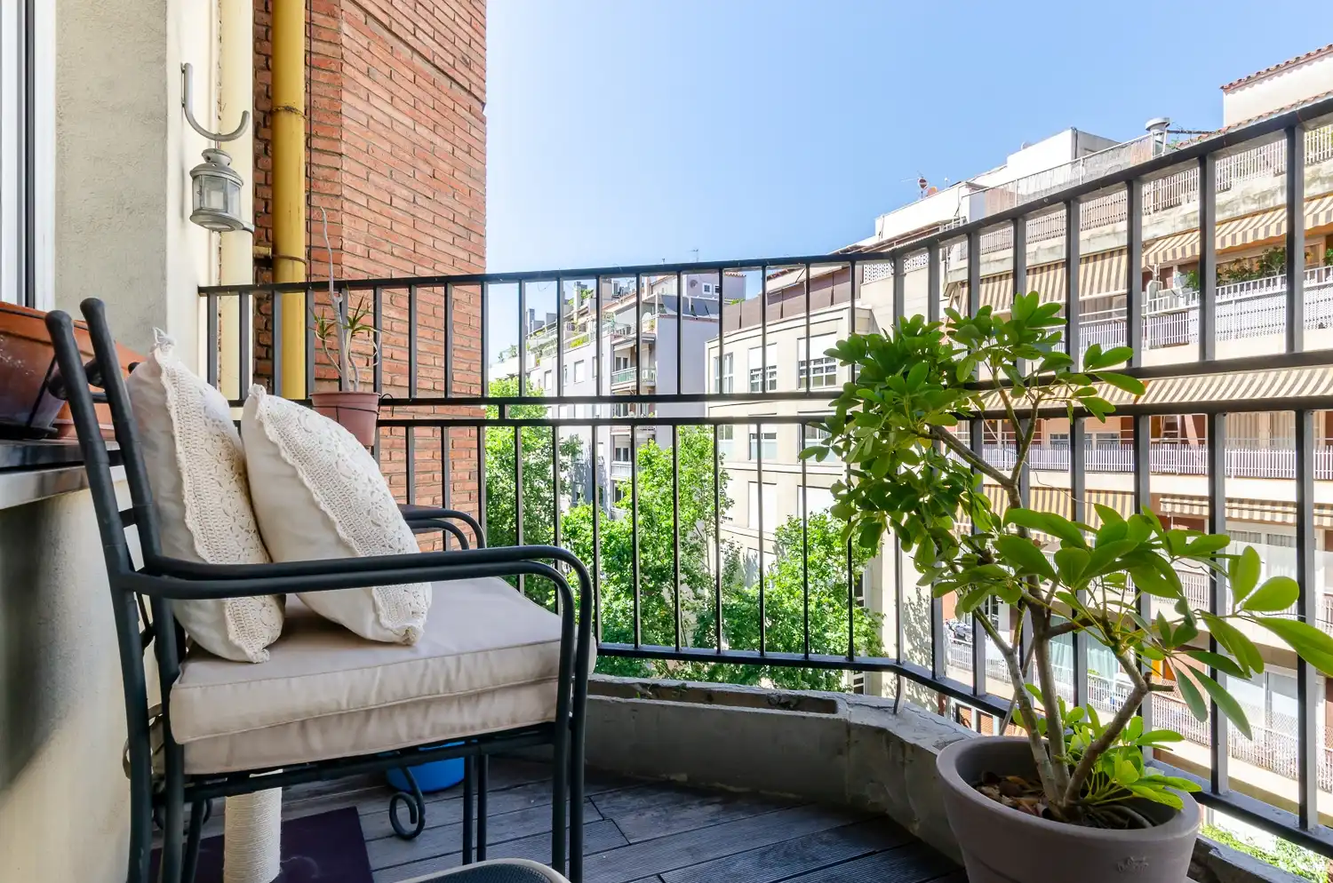 Terrasse von Wohnung zum Verkauf in Barcelona mit Klimaanlage, Heizung und Parkett