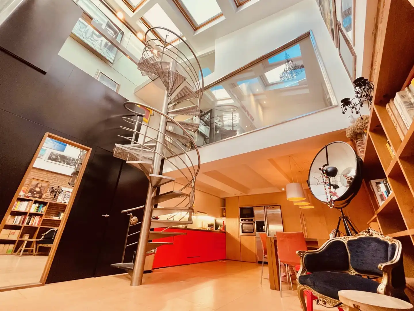Maisonette zur Miete in Madrid mit Klimaanlage, Heizung und Möbliert