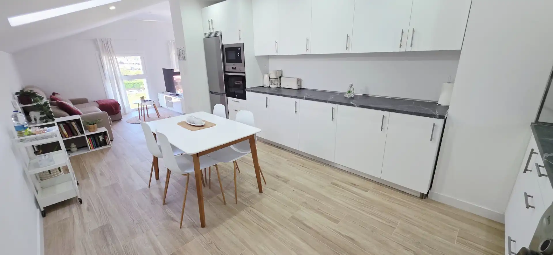 Cocina de Estudio de alquiler en Sopela con Calefacción, Amueblado y Horno