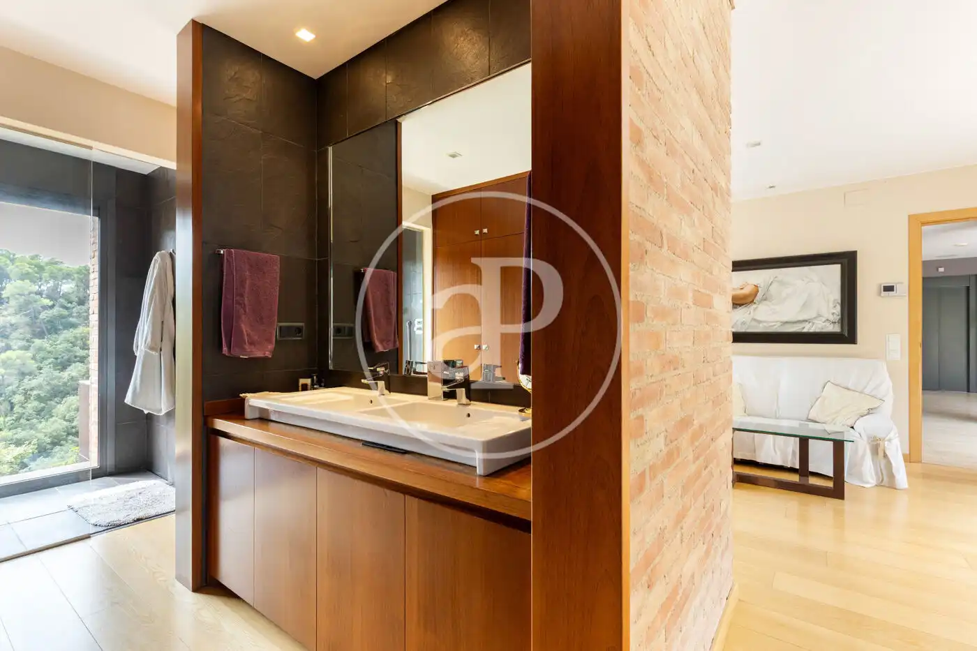 Bathroom of Houses for sale in Sant Cugat del Vallès  with Air Conditioner, Heating and Private garden
