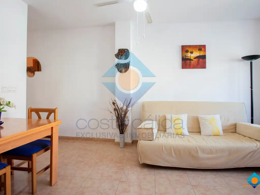 Living room of Flat for sale in Mazarrón  with Furnished, Oven and Washing machine