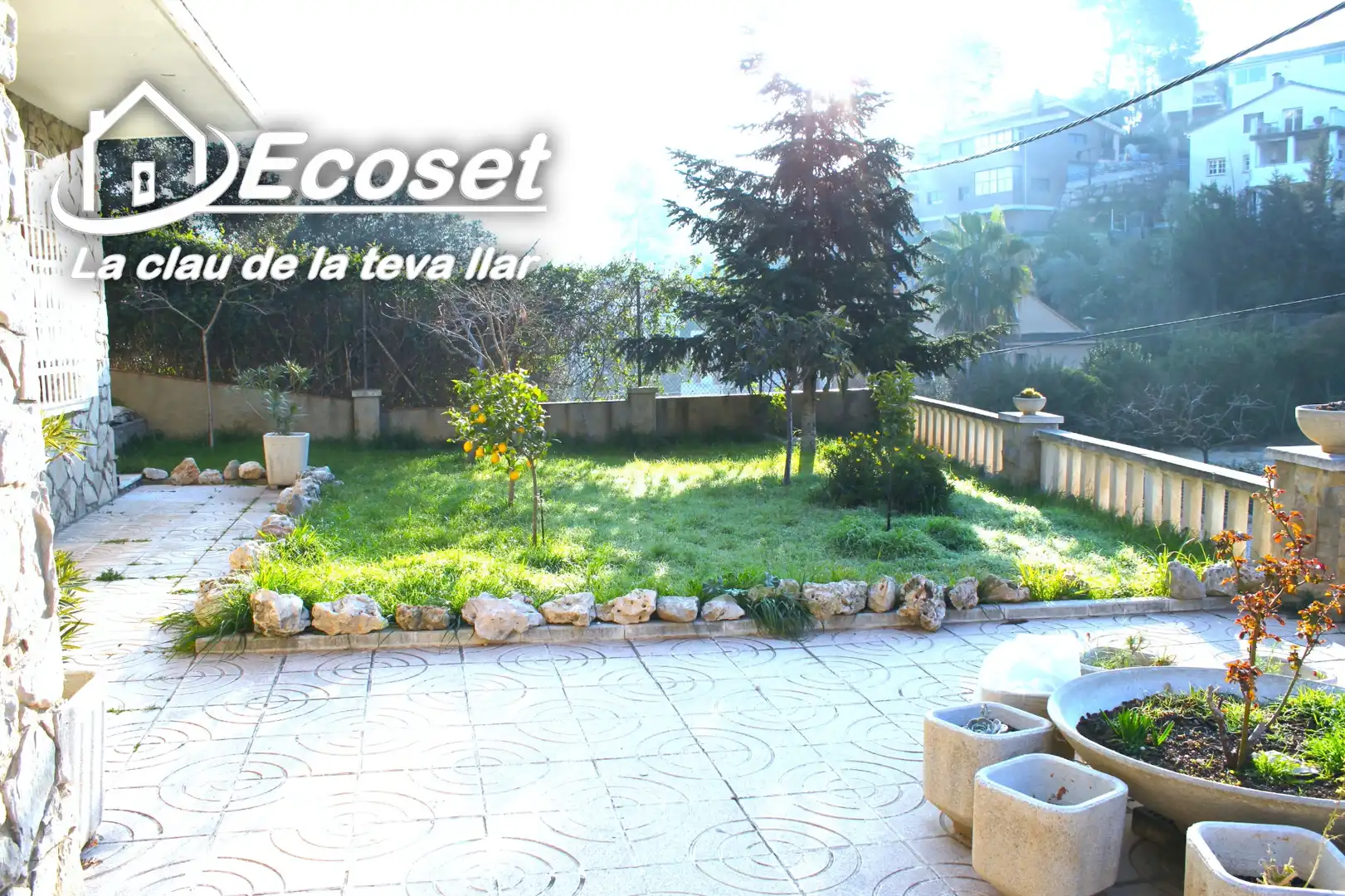 Jardí de Casa o xalet en venda en Cervelló amb Calefacció, Jardí privat i Terrassa