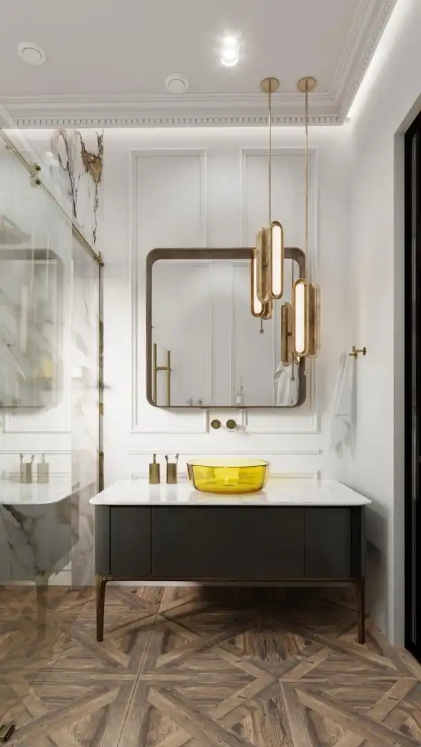 Baño de Piso de alquiler en Madrid con Aire acondicionado y Calefacción