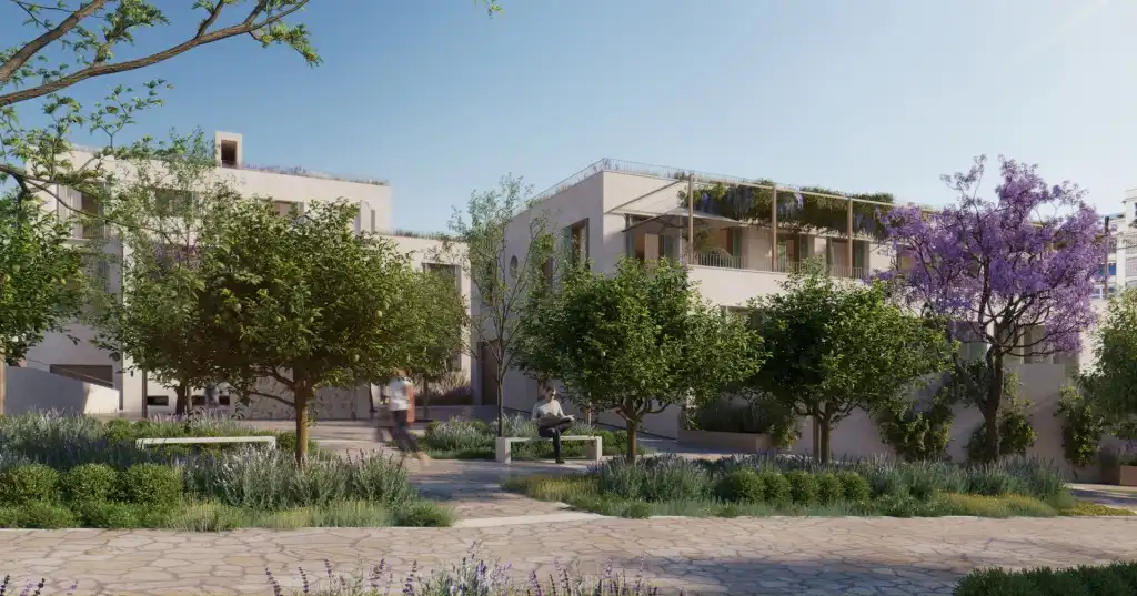 Vista exterior de Planta baixa en venda en  Palma de Mallorca amb Aire condicionat, Calefacció i Jardí privat