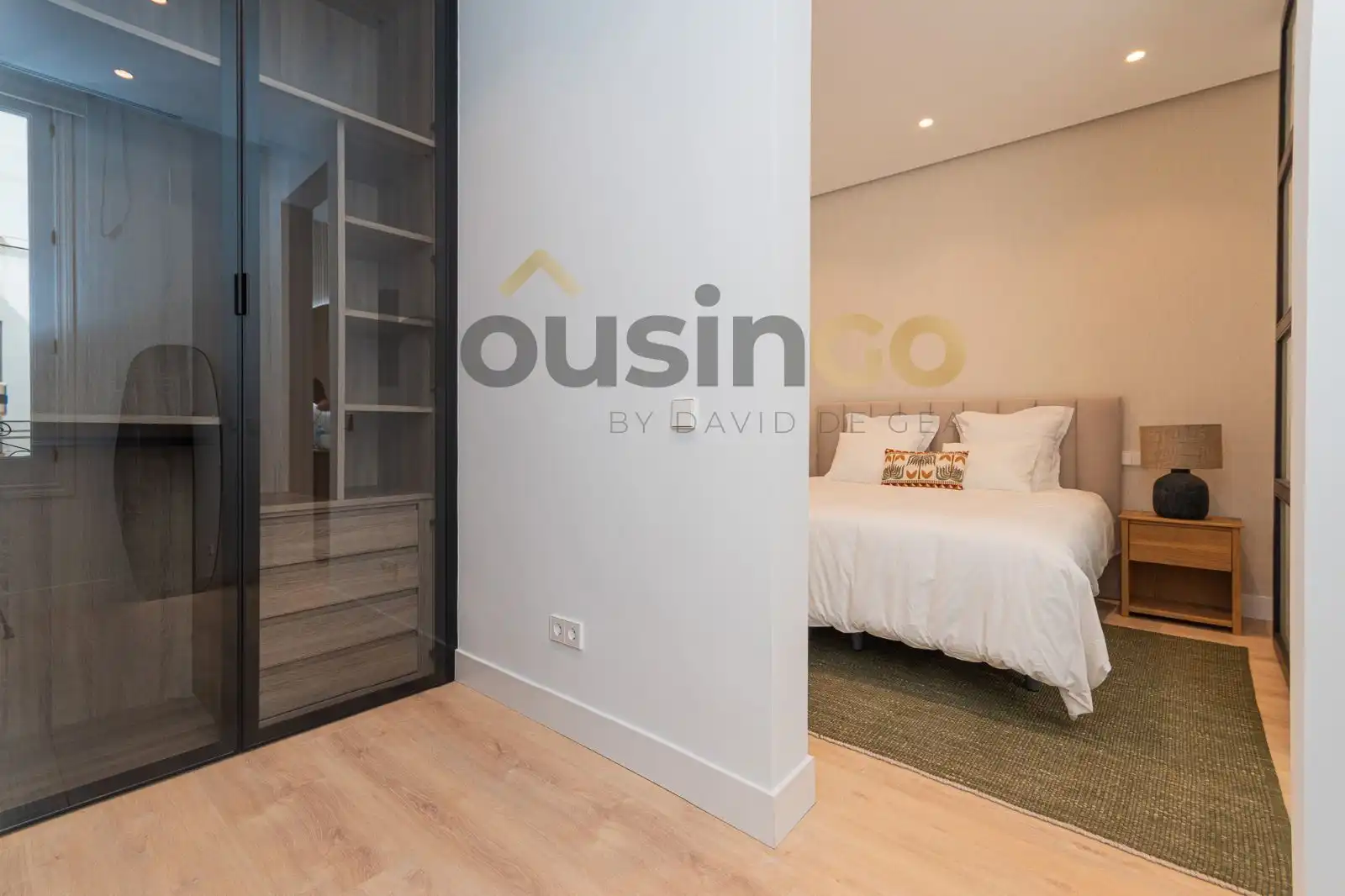Schlafzimmer von Wohnung zum Verkauf in Madrid mit Klimaanlage, Heizung und Möbliert