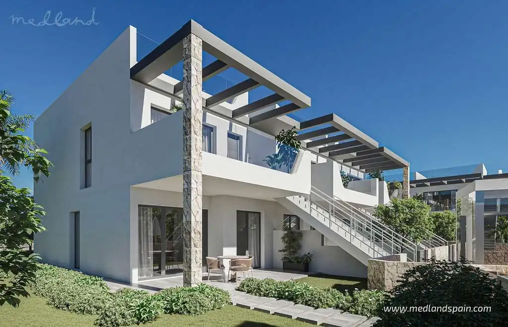 Vista exterior de Apartamento en venta en Pilar de la Horadada con Terraza y Piscina comunitaria