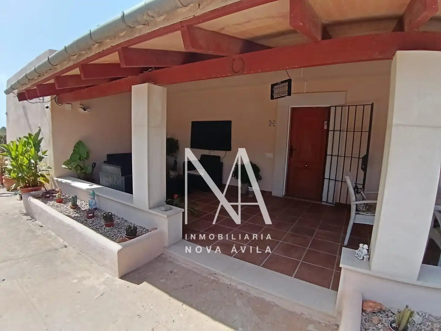 Vista exterior de Finca rústica en venda en Sencelles amb Calefacció, Jardí privat i Piscina