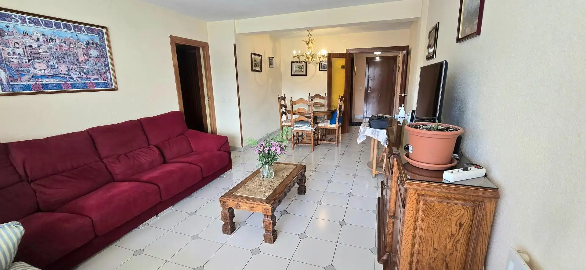 Living room of Flat for sale in Collado Villalba  with Heating, Terrace and Community pool