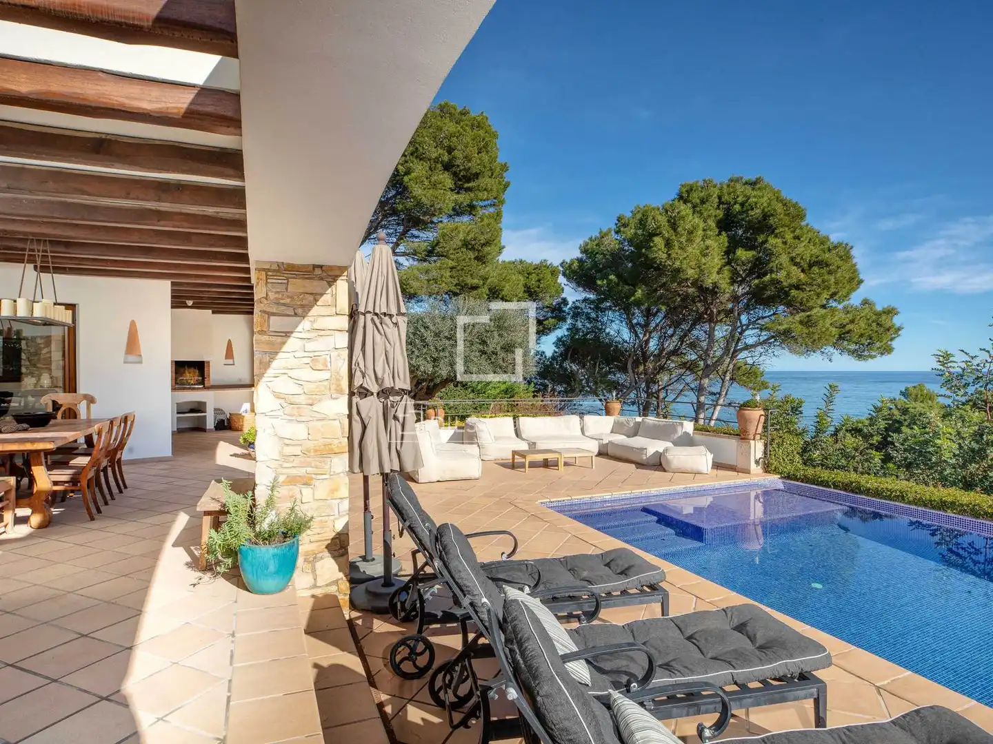 Terrace of Houses for sale in Begur  with Air Conditioner, Heating and Private garden